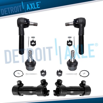 New 6pc Complete Front Suspension Kit for 92-02 Ford E-150 Econoline Club Wagon