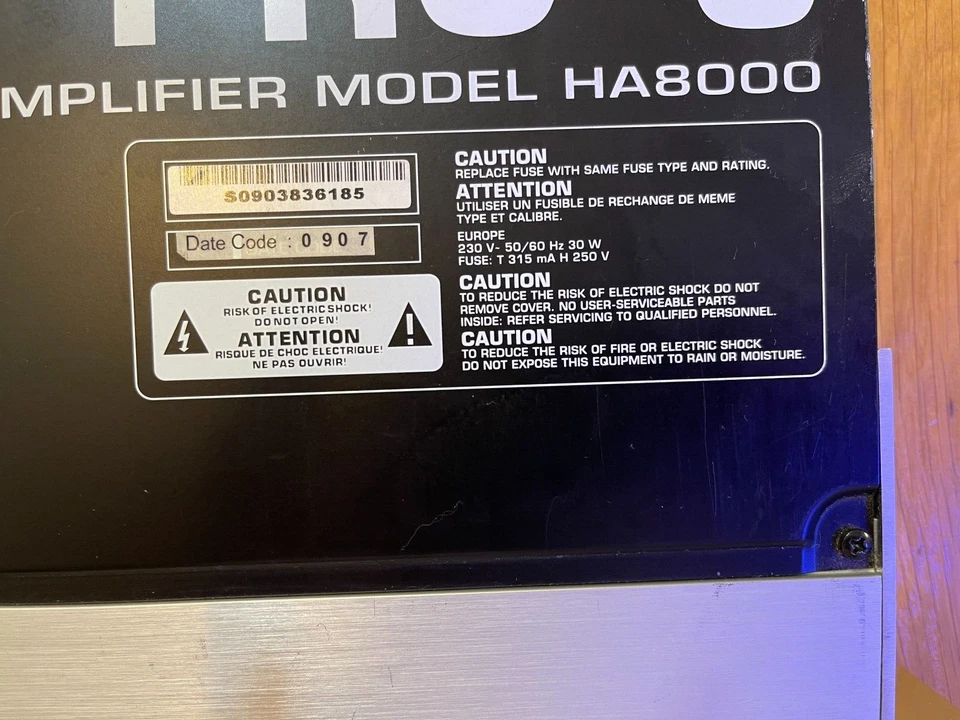 Behringer HA8000 8-Channel High-Power Headphones Mixing and Distribution - Image 3 of 4