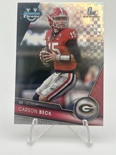 CARSON BECK 2023 Bowman University Chrome X-Fractor #44 1st Bowman - Bulldogs