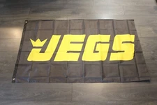 JEGS Banner Flag Auto Parts Car Racing Garage Mechanic Man Cave Motorsports