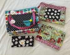 EUC Farm animal custom handmade Diaper Bag Changing Pad Lot by Millee J Designs