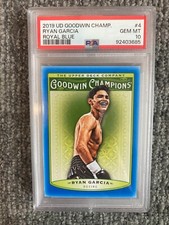 2019 UPPER DECK Goodwin Champions Ryan Garcia #4 Royal Blue Boxing PSA 10