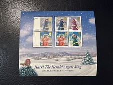 GB 2007 Christmas Hark The Herald Angels Sing MINISHEET MNH (MINOR DEFECT)