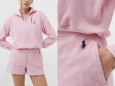 POLO RALPH LAUREN Drawstring Terry Frottee Shorts Bermuda Pants Trousers Hose L - Bild 1 von 4