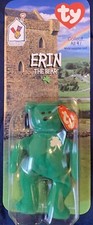 Erin The Bear 1997 McDonalds Ty Beanie Baby with Rare 1993/Oak Brook Tag Errors