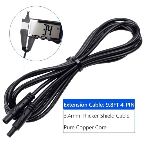 Car Rear View Backup Camera Extension Cable 4/5/6/8pin Car Dash Cam Cord Wire - Picture 15 of 16