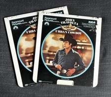 Urban Cowboy CED RCA SelectaVision VideoDisc 1981 John Travolta 2 Disc Set Works