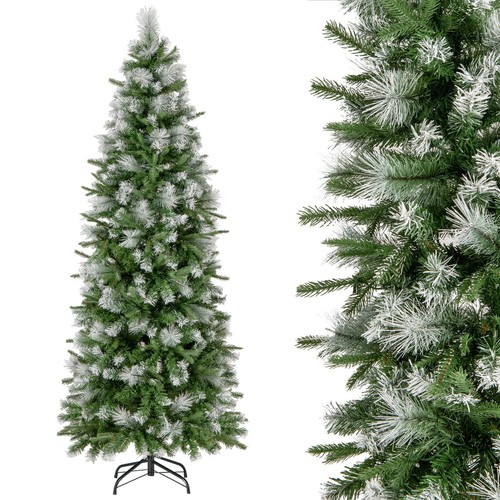 6 FT Pre-Lit Artificial Christmas Tree w/ 580 Frosted Tips 280 LED Lights - Picture 10 of 12