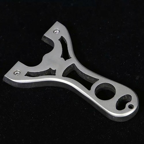 Pocket Sling Shot Portable Games Stainless Steel Durable Tool Target/ - Picture 10 of 12