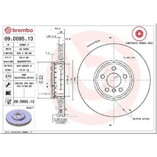 Brembo Scheibenbremse 26058296 vorne rechts 34116860912 43512WAA02
