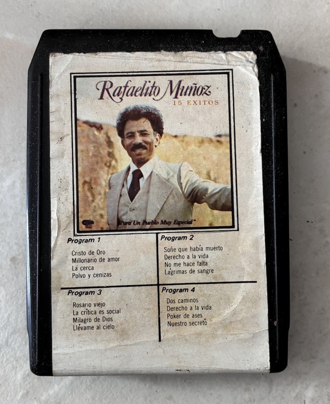 Rafaelito Munoz - 15 Exitos - 8 Track Cartridge Tape