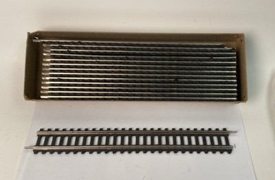 Vintage Fleischmann 1950s 1600 Straight Track 7-3/4'' 20 Pieces In Original Box