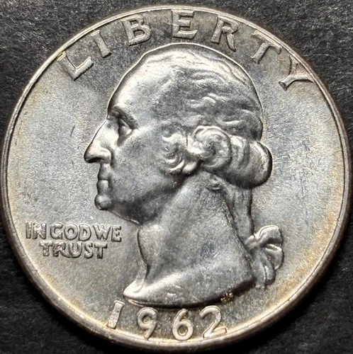 1962 Washington Quarter; Type-B Proof Rev. FS-901; Original SUPERB GEM BU!!