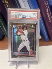 2025 Bowman - Chrome Prospects Franklin Arias #BCP-67 Reptilian Refrac (RC) PSA