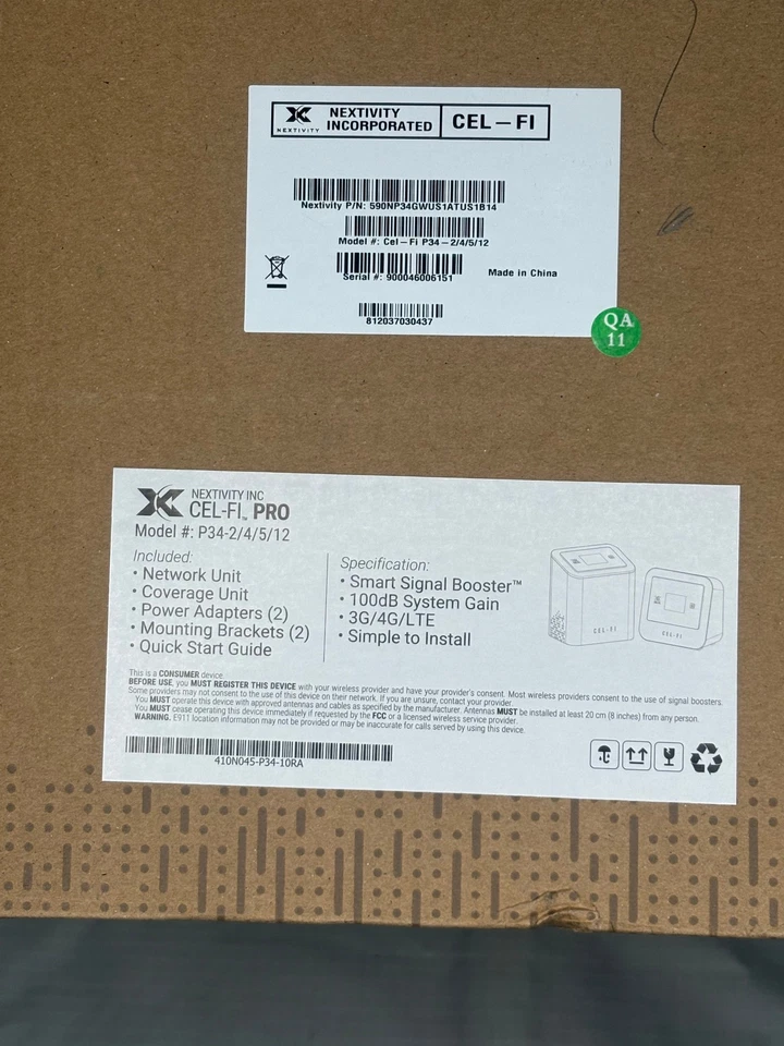Nextivity Cel-Fi Pro P34-2/4/5/12 Indoor Smart Signal Booster - Image 2 of 2