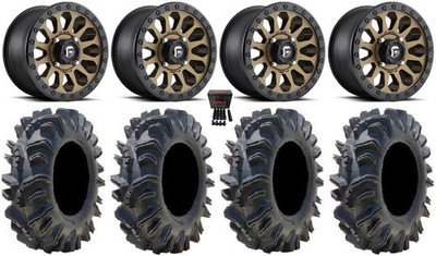 Fuel Vector BR 15'' Wheels 34'' Terminator Tires Can-Am Renegade Outlander