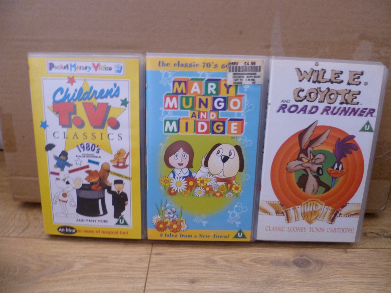 Looney Tunes - Wile E Coyote And Road Runner (VHS, 1990) /MARY MUNGO & MIDGE + 1