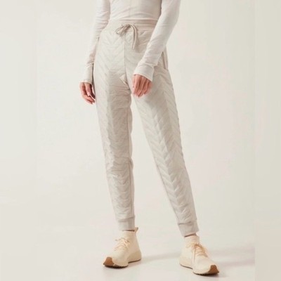 Athleta Solstice joggers women s 8 eight in Abalone Grey