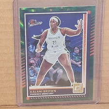 Kalani Brown 2025 Donruss WBA Green Lazer Card Phoenix Mercury