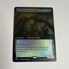 Magic: The Gathering Bloated Contaminator Rare Foil Extended Art ONE 389