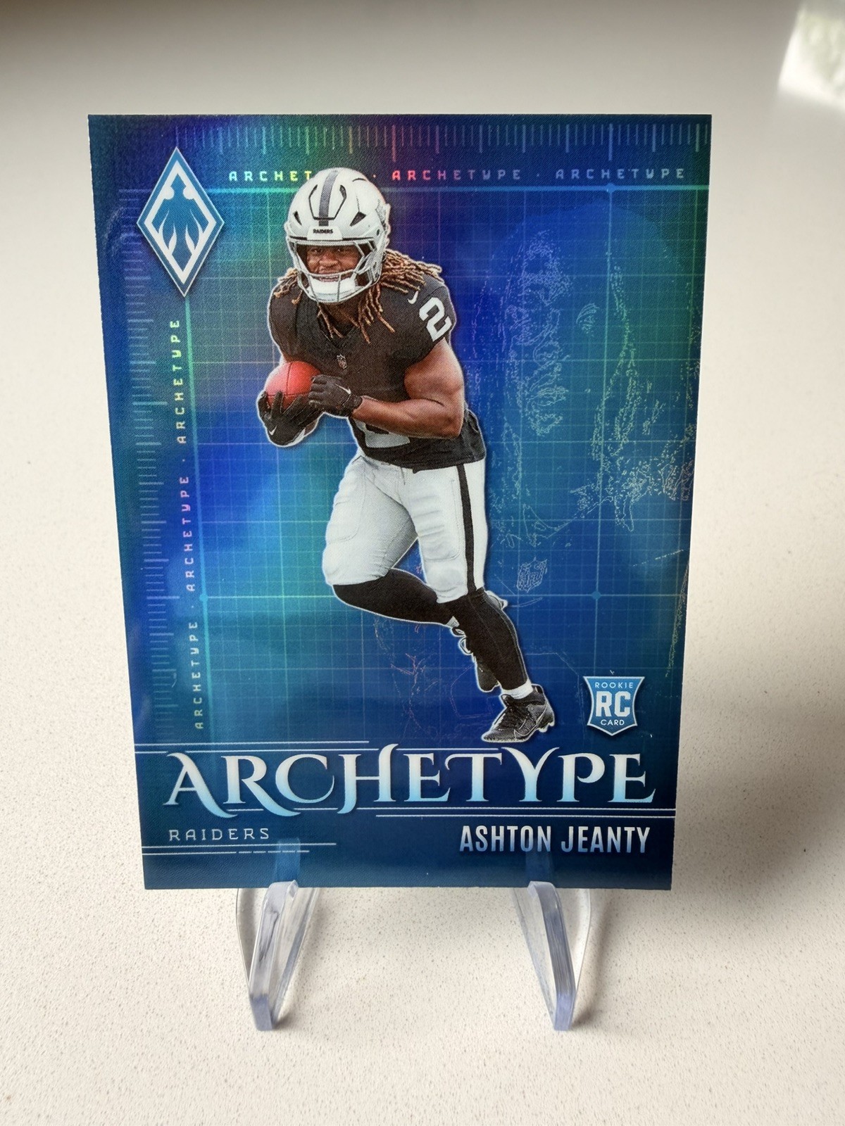  2025 Panini Phoenix Archetype Ashton Jeanty Rookie CASE HIT SSP Raiders 