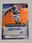 Keldric Faulk Bowman Best 10 /25 Auto