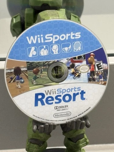 Wii Sports & Wii Sports Resort 2 in 1 Combo - Disc Only - TESTED