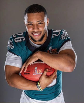 Saquon Barkley Super Bowl LIX Philadelphia Eagles 8x10 NFL Football Photo