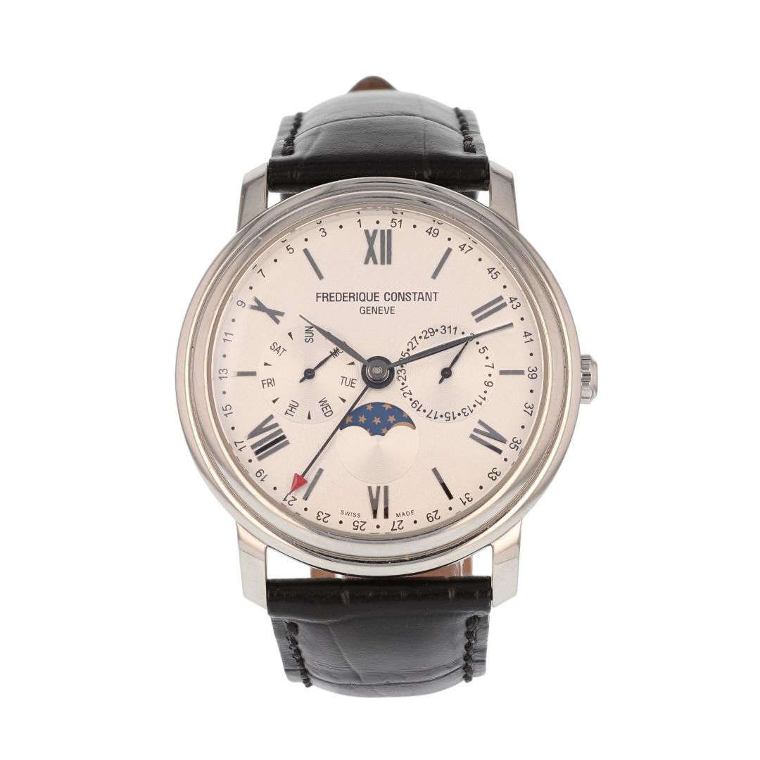 Frederique Constant Classics Index Timer Silver D… - image 1