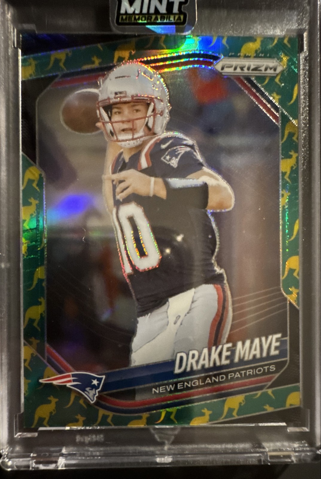2025 Panini Prizm - Drake Maye #165 Kangaroo Prizm /61