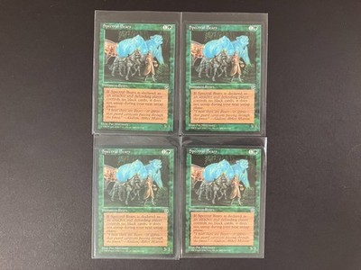 4 x SPECTRAL BEARS from HM Homelands MTG Magic the Gathering Vintage Green