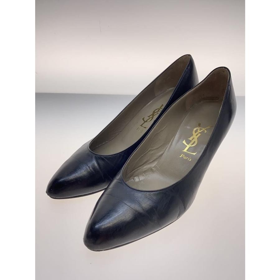 Saint Laurent decolte tacco YSL EU35 5 US5 5 pelle nera 08787a