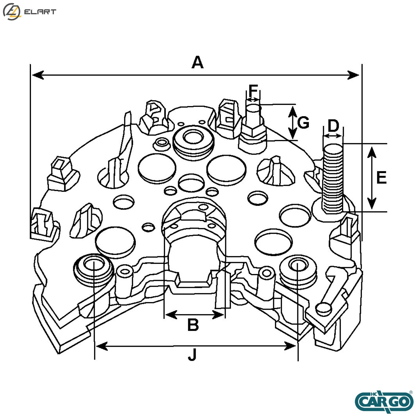 RECTIFIER ALTERNATOR F 032 235 729 FORRECTIFIER ALTERNATOR F 032 235 729 FOR HON