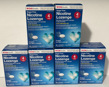 Lot CVS Health Sugar Free Nicotine 4 mg Coated Ice Mint Lozenge - 120 Total READ
