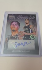 2023-24 Panini Nba Hoops Premium Stock - Hoops Ink Jalen Slawson #HI-SLW (AU, RC