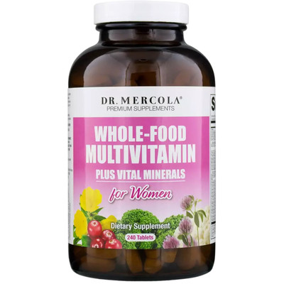 Dr. Mercola Whole Food Multivitamin Plus 240 Tablets   Free Shipping