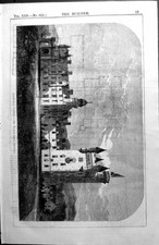 Old Exterior View Balmoral Castle Scotland William Smith Architecture 20th