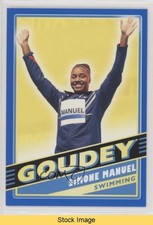 2020 Upper Deck Goodwin Champions Goudey Royal Blue Simone Manuel #G17 READ o1h