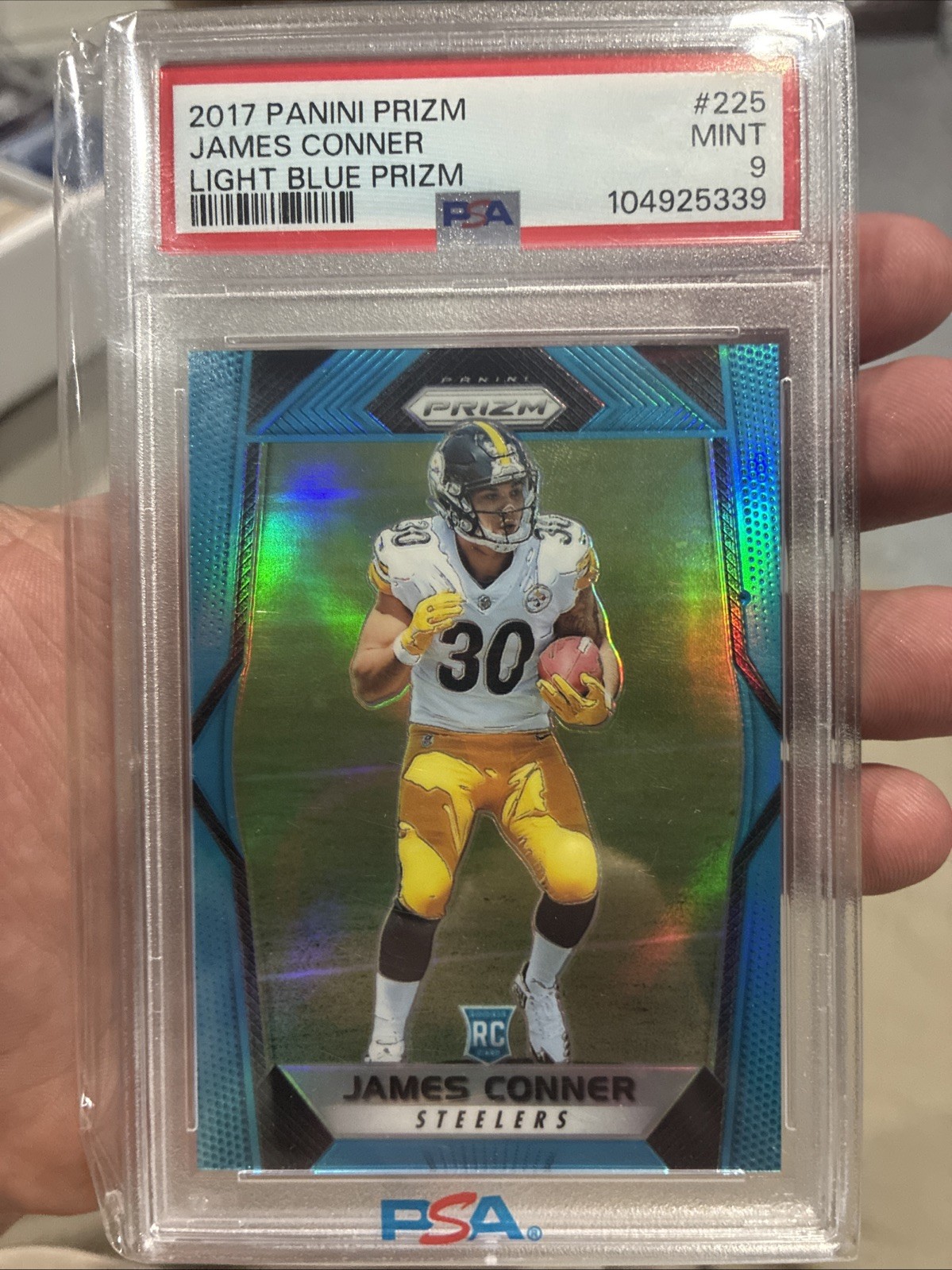 James Conner Panini Prizm #225 Light Blue