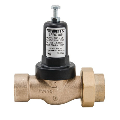 #ad #ad Watts 1” Pressure Reducing Valve with Union LFRC105 THDXUT 1 ***NEW*** $54.95