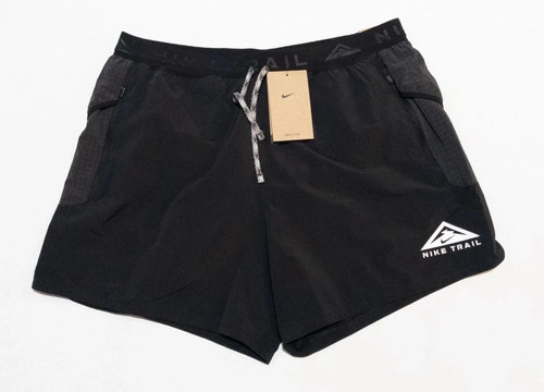 Pantaloncini da corsa Nike Trail Second Sunrise 5" Dri-FIT ADV foderati slip nuovi con etichette - Foto 9 di 13