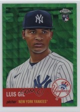 2022 Platinum Anniversary Green Wave Refractor 16/99 Luis Gil #469 Rookie RC