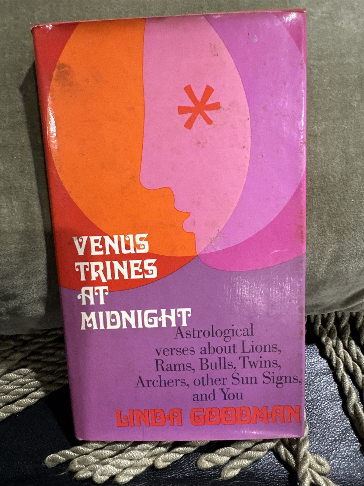 Vintage Venus Trines At Midnight Astrological Book Hardcover by Linda Goodman