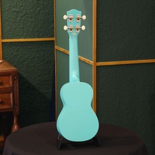 Ohana Ukuleles SK-10 TQ Soprano Ukulele Mahogany Matte Turqoise Soprano Ukulele