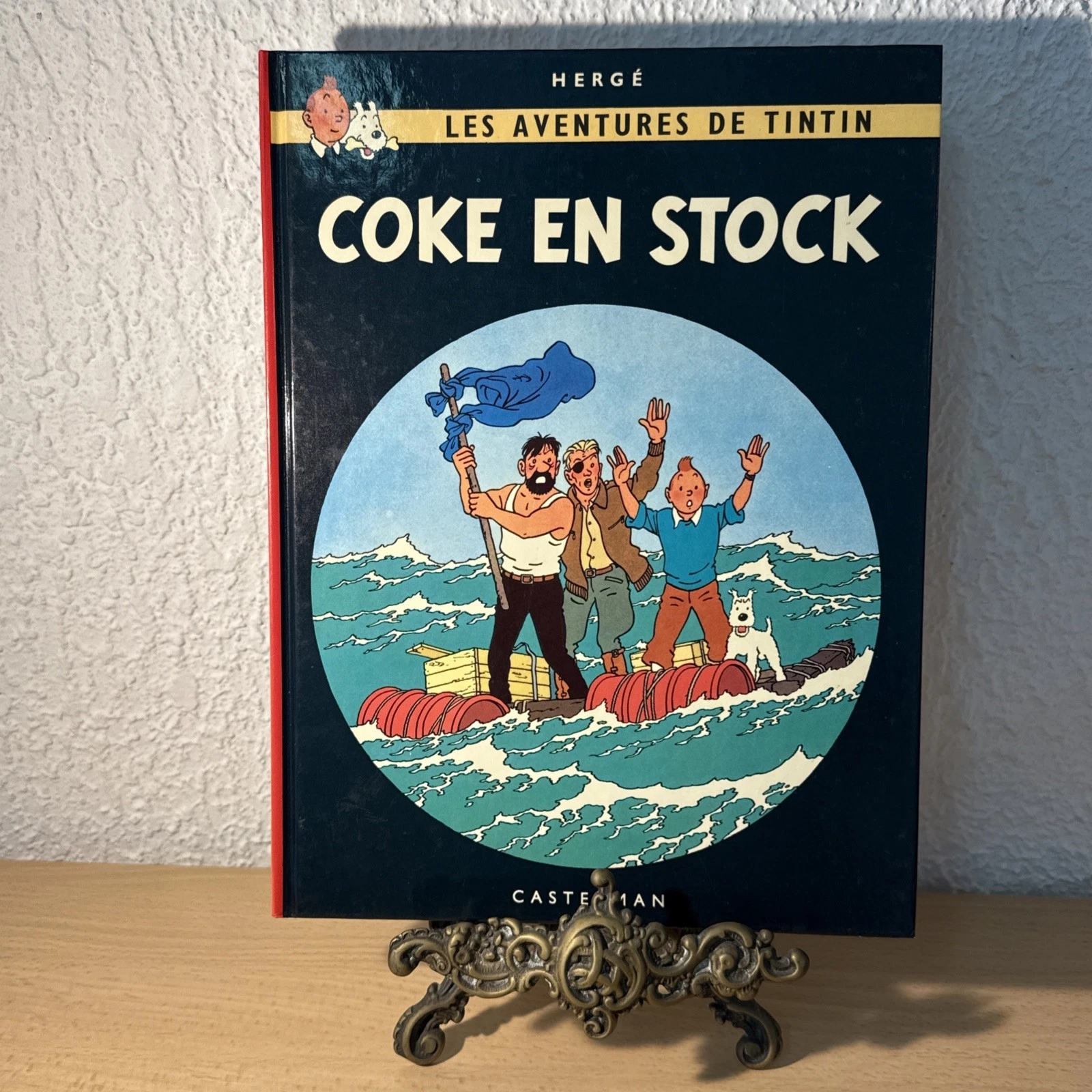 BD Les Aventures De Tintin Coke En Stock Hergé Casterman 1958