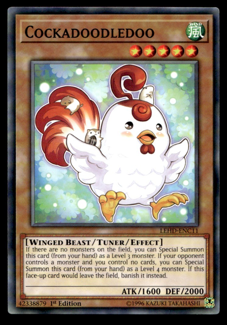 Cockadoodledoo Legendary Hero Decks LEHD-ENC11 MP YuGiOh TCG | Buy 10 Get 10 Fre