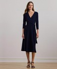 Lauren Ralph Lauren Women's Dress Sz 10 Surplice Jersey Dress