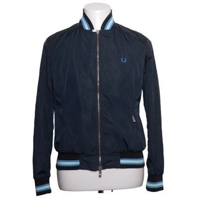 Fred Perry, Bomberjacke, Herren, Größe: L, Blau, Polyamid, Einfarbig #PvO