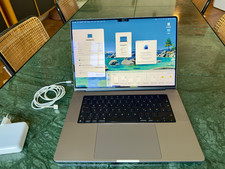 Apple MacBook Pro 16" M1 Pro 16GB RAM 2TB SSD mit Apple Care+ Garantie bis 2027