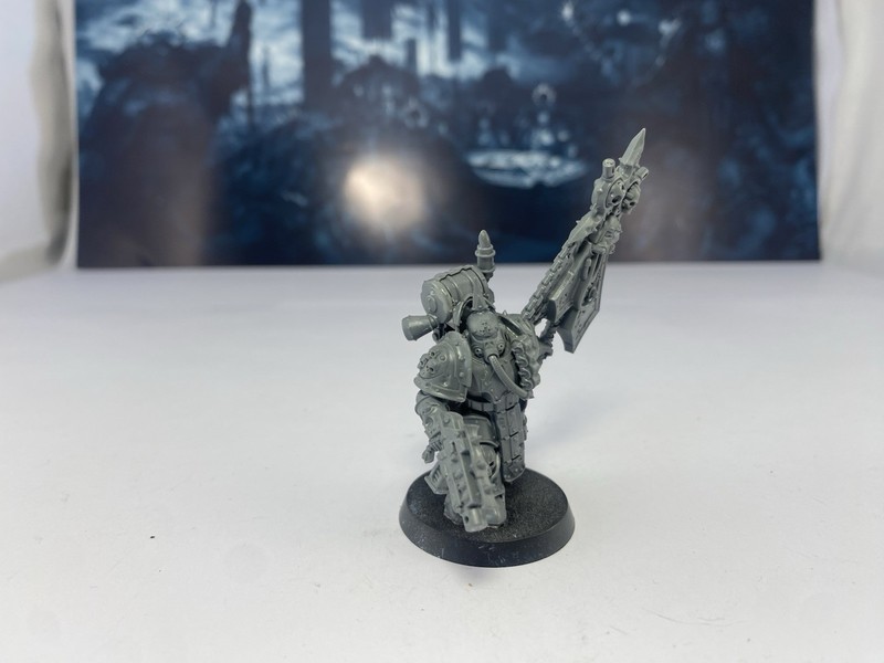 Warhammer 40k Death Guard Plague Marine Icon Bearer Built Games Workshop DG